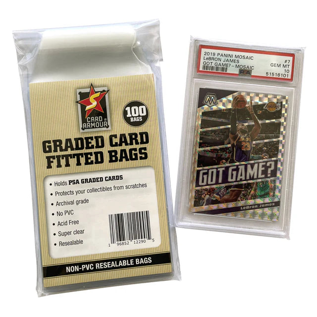 Graded Card Fitting Bags (Pack of 100)