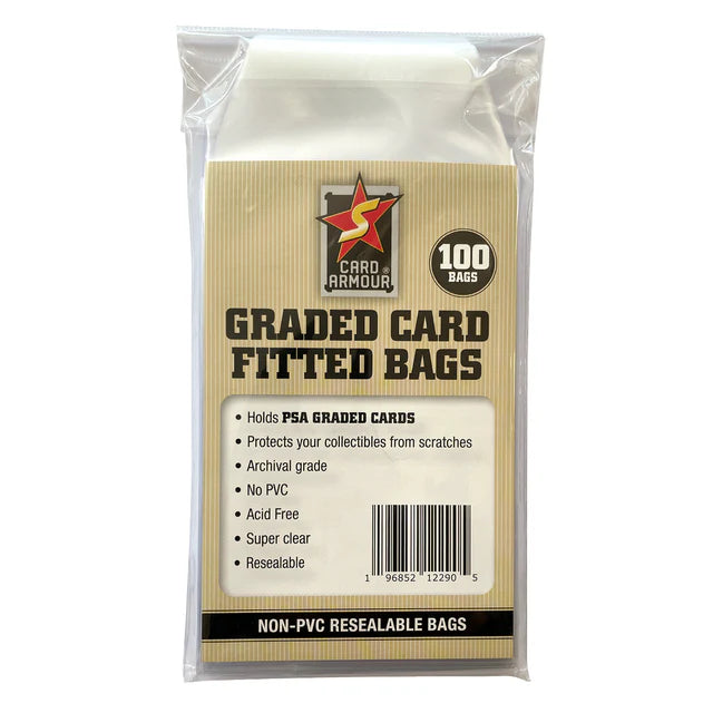 Graded Card Fitting Bags (Pack of 100)